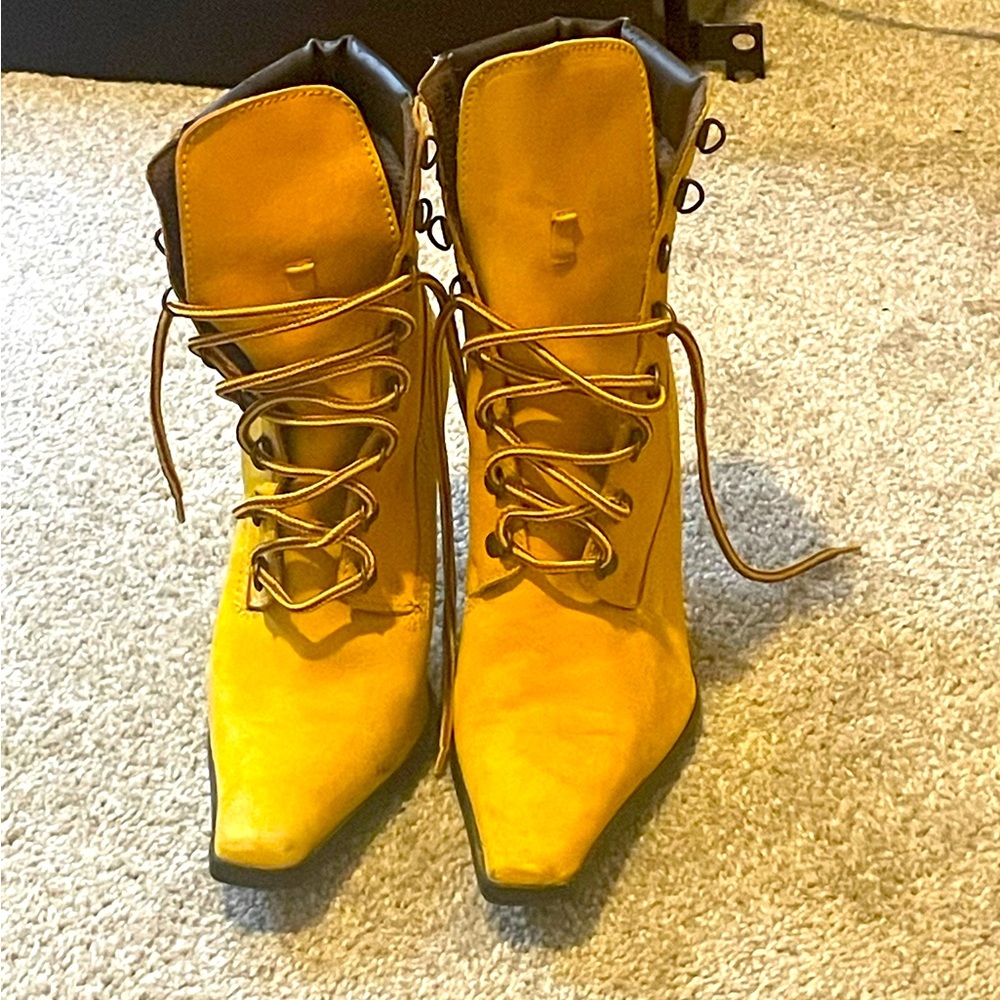 COPY - Timberland style high heeled stiletto high heeled size 8